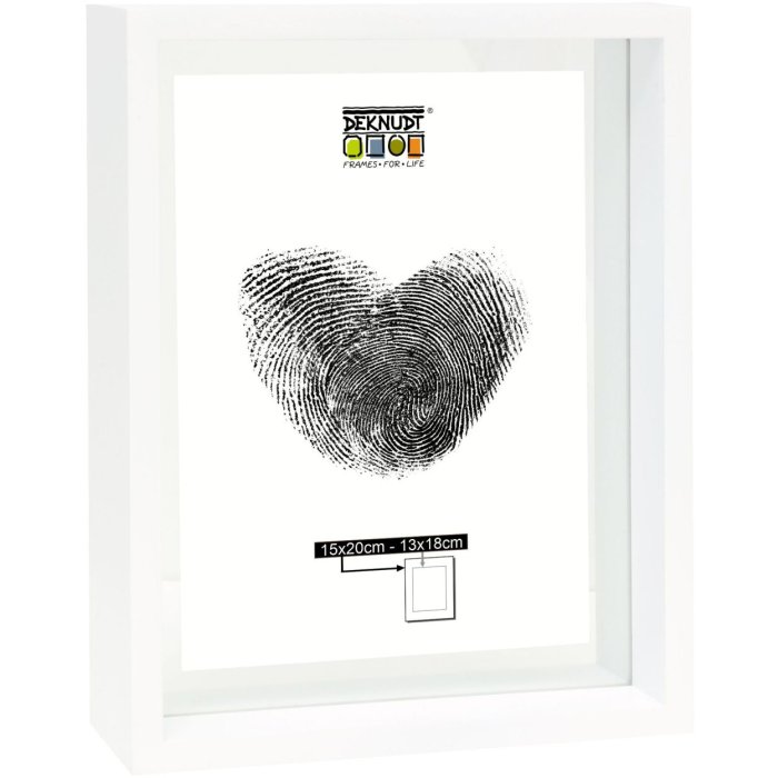 Deknudt Holz-Fotorahmen S68SK1 schwebender Effekt 25x25 cm