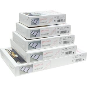 Самоклеящийся пенопластовый фотоблок черный (комплект из 2) 10x15 см