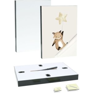 Самоклеящийся пенопластовый фотоблок черный (комплект из 2) 20x20 см