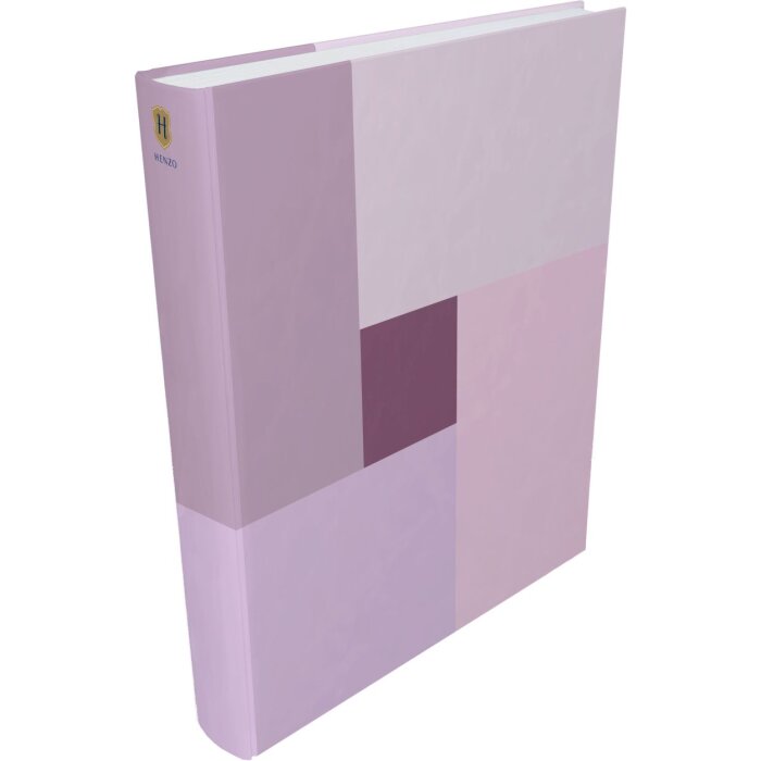 Henzo Jumbo Fotoalbum Nexus Rose 29x32 cm 100 weiße Seiten für 400 Fotos
