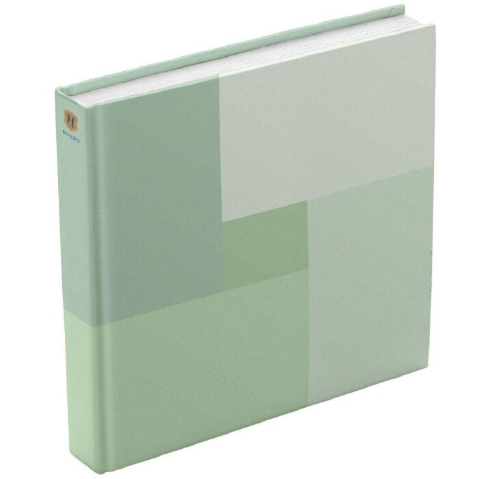 Henzo Jumbo Fotoalbum Nexus hellgrün 29x32 cm 100 weiße Seiten säurefrei
