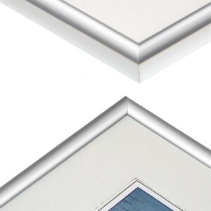 Рамка Henzo пластиковая Napoli 40x40 см серебристая