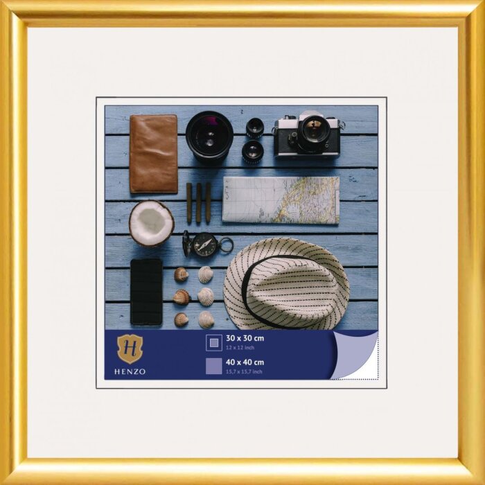 Рамка Henzo пластиковая Napoli 40x40 см золото