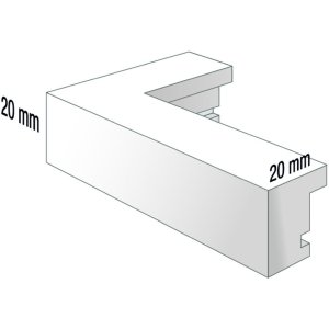 Рамка для фотографий Henzo современная 50x50 см темно-коричневая с пассатижами 30x30 см