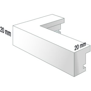 Современная фоторамка 60x80 см белая