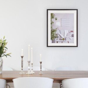 Современная фоторамка 60x80 см темно-коричневая