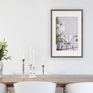 Современная фоторамка 60x80 см темно-серая