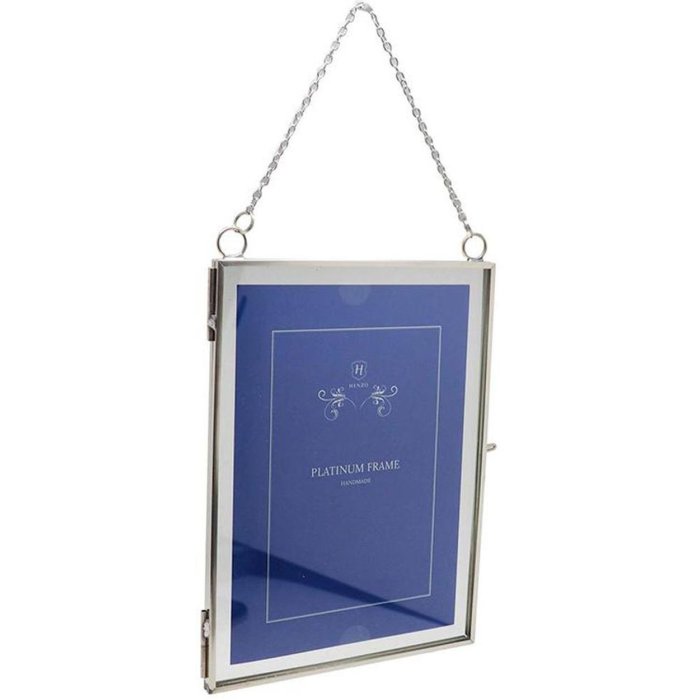 Henzo Metallrahmen Vintage 2 Fotos 13x18 cm silber