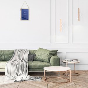 Henzo Metallrahmen Vintage 2 Fotos 13x18 cm gold