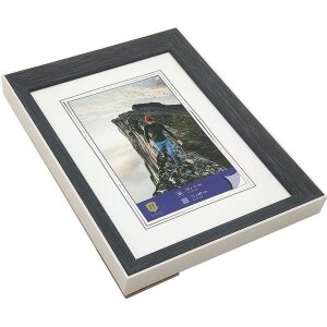 Рамка для фотографий из ДПК Edge 15x20 см темно-серая