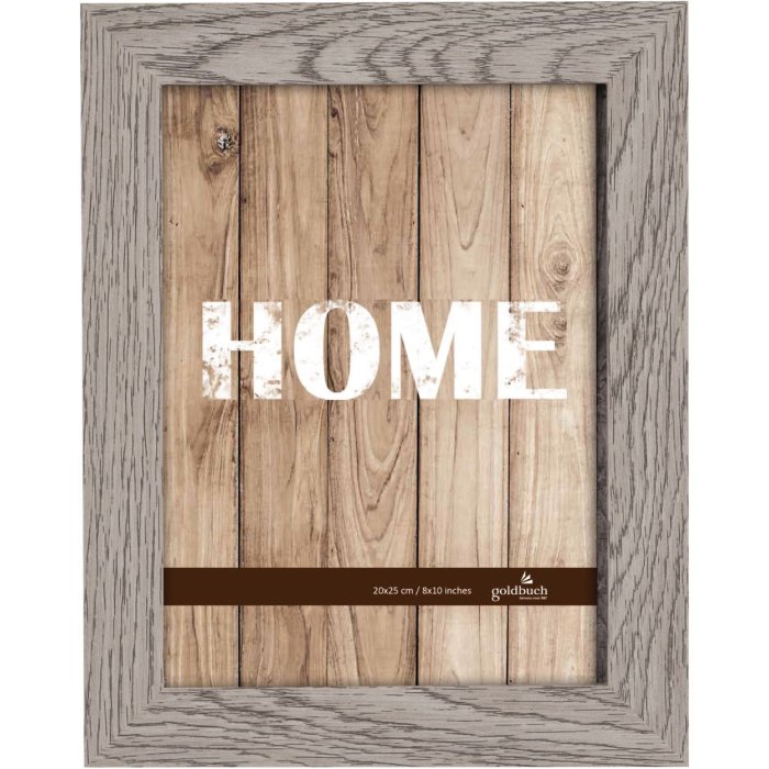 Goldbuch Fotorahmen Dream MDF Holzoptik grau 20x25 cm zum Stellen & Hängen