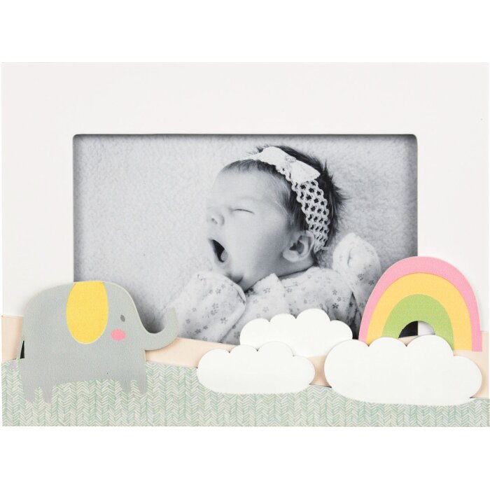 Goldbuch 3D Babyrahmen Little Dream 10x15 cm Grau 19,5x14,5x2 cm