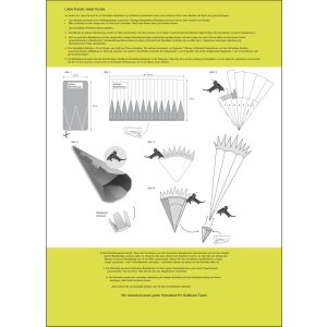Goldbuch Schultüten-Bastelset Dino 3D-Colorpappe Grün Höhe 68 cm