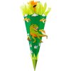 Goldbuch Schultüten-Bastelset Dino 3D-Colorpappe Grün Höhe 68 cm