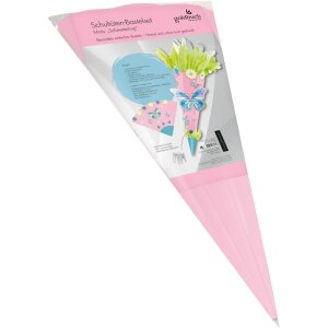 Goldbuch Schultüten-Bastelset Wellpappe Schmetterlinge 68 cm