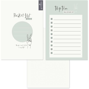 Goldbuch фотоблокнот Bucket List 18,5x23 см 50 белых страниц с точечным рисунком