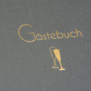 Gold Book Гостевая книга Cheers 23x25 см 176 белых страниц