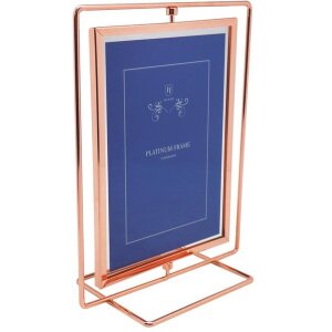 Henzo Fotorahmen Swing 10x15 bis 15x20 cm Metallrahmen für 2 Fotos