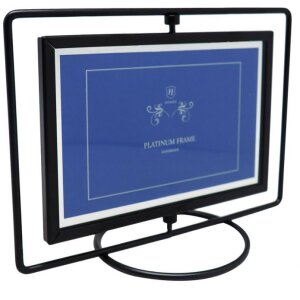 Henzo Fotorahmen Swing 10x15 bis 15x20 cm Metallrahmen für 2 Fotos