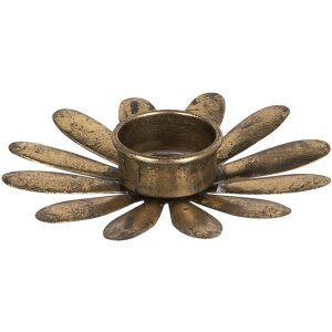 Подсвечник Ø 13x2 см золото 6Y4266