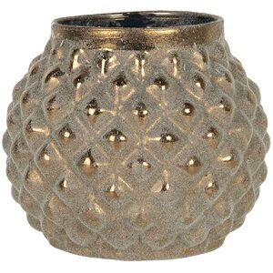 Подставка для свечей - Подсвечник Ø 9x8 см серый...