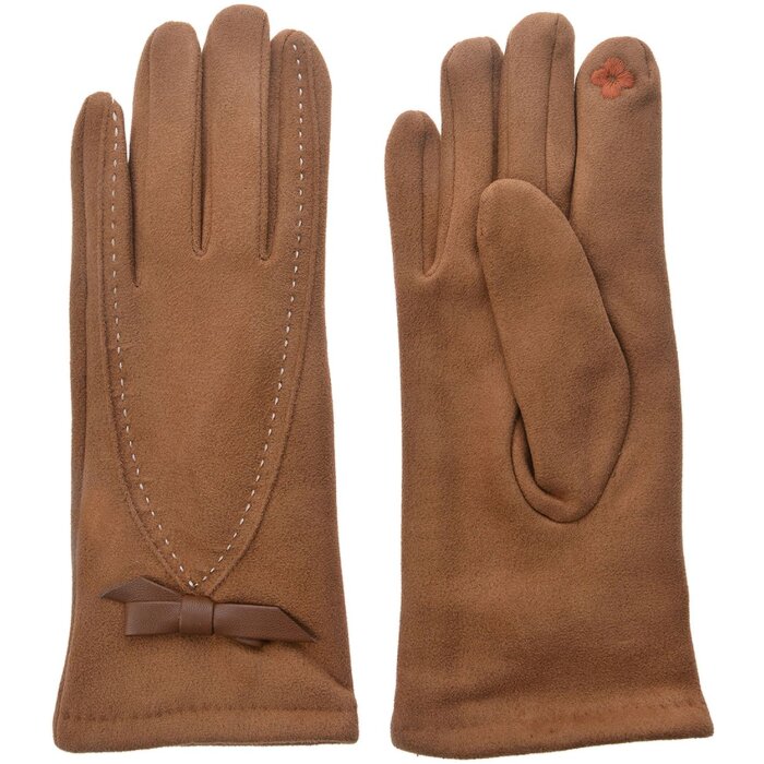 Перчатка 8x24 см коричневая JZGL0032