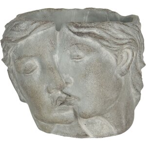 Цветочный горшок 16x14x13 см серый 6TE0319S