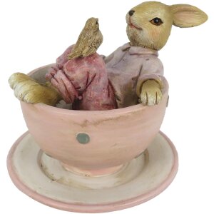 Украшение кролик 10x8x8 см разноцветный 6PR3328