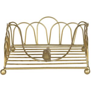 Держатель для салфеток 20x20x9 см золото 60057GO