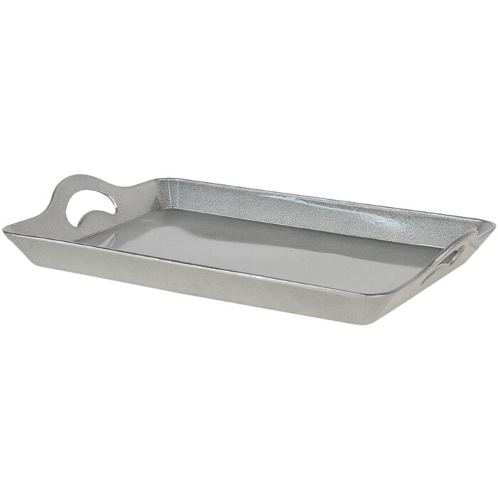Поднос 45x32x3 см серебристый 64599ZI