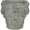 Цветочный горшок 17x17x16 см серый 6TE0333
