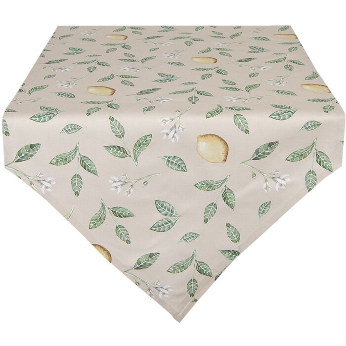 Настольная скатерть 50x160 см бежевая LEL65