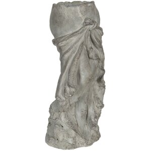 Цветочный горшок 13x13x29 см серый 6TE0326S