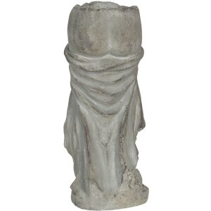 Цветочный горшок 13x13x29 см серый 6TE0326S