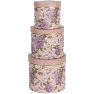 Шляпная коробка (набор из 3) Ø 20x17 - Ø...