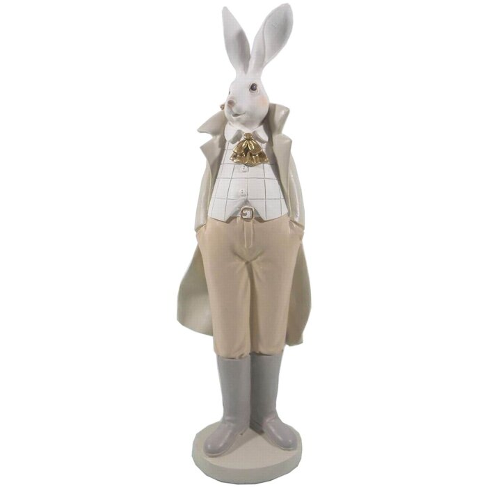 Clayre & Eef 6PR3176 Украшение кролик мальчик разноцветный 11x10x37 см