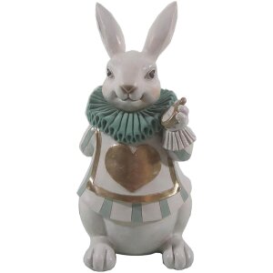 Украшение кролик 17x14x33 см разноцветный 6PR3154