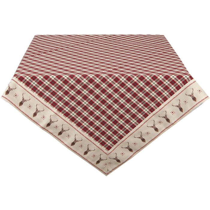 Скатерть 150x150 см разноцветная COL15