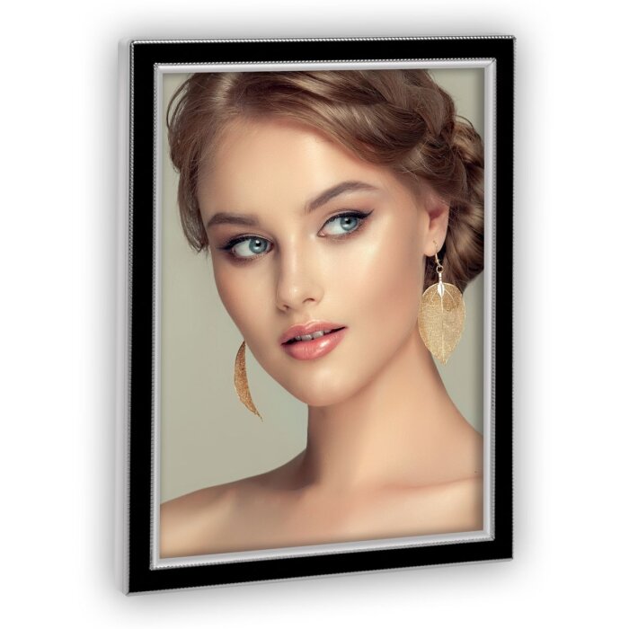 Глянцевая рамка Delfi 10x15 см черная