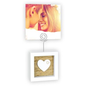 Зажим для фото ZEP Сесилия белый 7x12 см