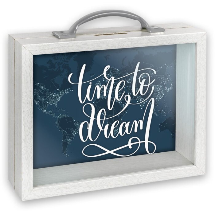 ZEP Деревянная шкатулка Smith 6,5x21x17 см белая Шкатулка для денег