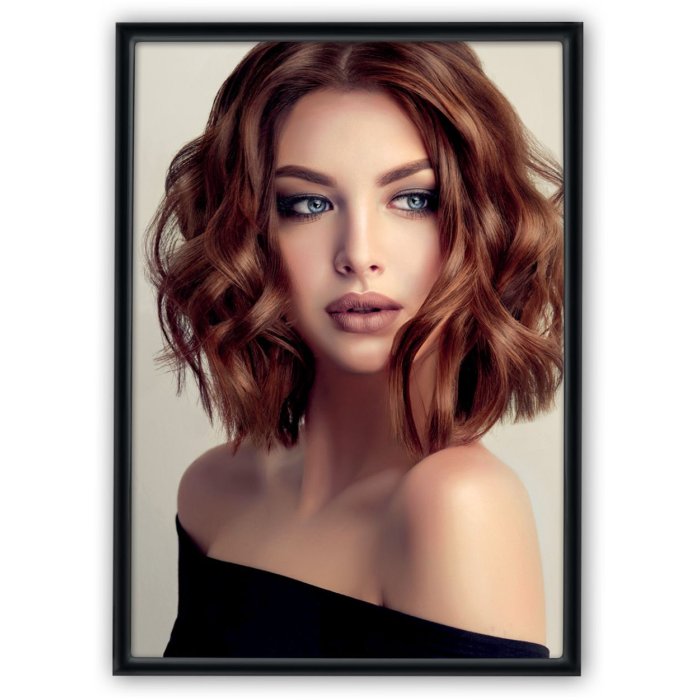 ZEP Metall-Fotorahmen Silvia 10x15 cm schwarz glänzend