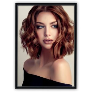 ZEP Metall-Fotorahmen Silvia 13x18 cm schwarz glänzend