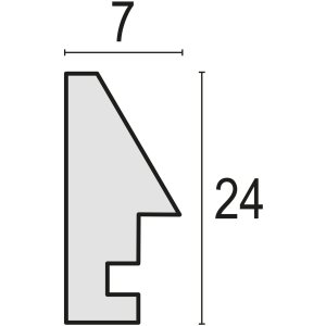 ZEP Bilderrahmen Dora 13x18 Zentimeter grau