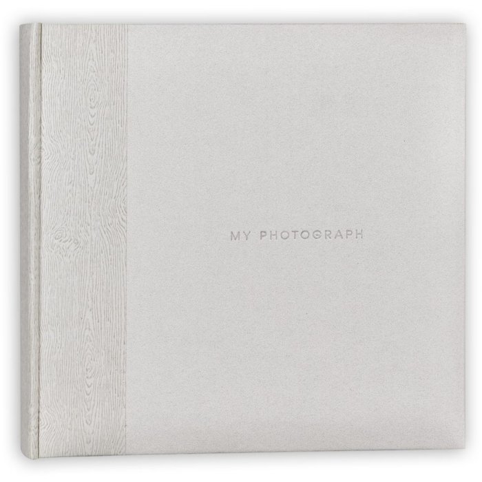 ZEP Fotoalbum Luis 24x24 cm Weiß My Photograph 40 Seiten mit Pergamin