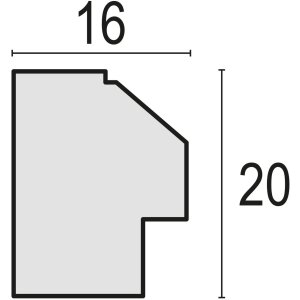 ZEP Bilderrahmen Zara 10x15 bis 50x70 cm MDF Holzrahmen