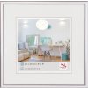 Walther Kunststoffrahmen New Lifestyle 13x13 cm Silber Blockprofil Klar Glas