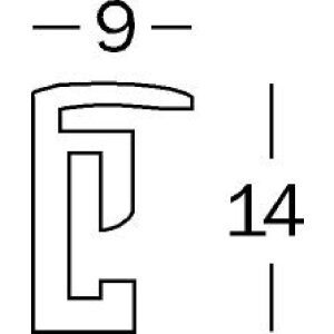 Пластиковая рамка Walther New Lifestyle 15x15 см золото