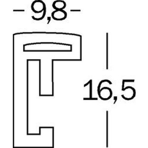 Walther Bilderrahmen New Lifestyle 70x100 cm schwarz Acrylglas