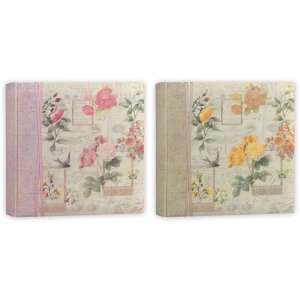 ZEP Fotoalbum Ophelia Vintage Blumen 24x24 cm 40 Seiten oder 32x32 cm 100 Seiten